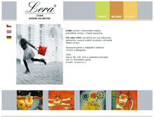 Tablet Screenshot of lera.cz